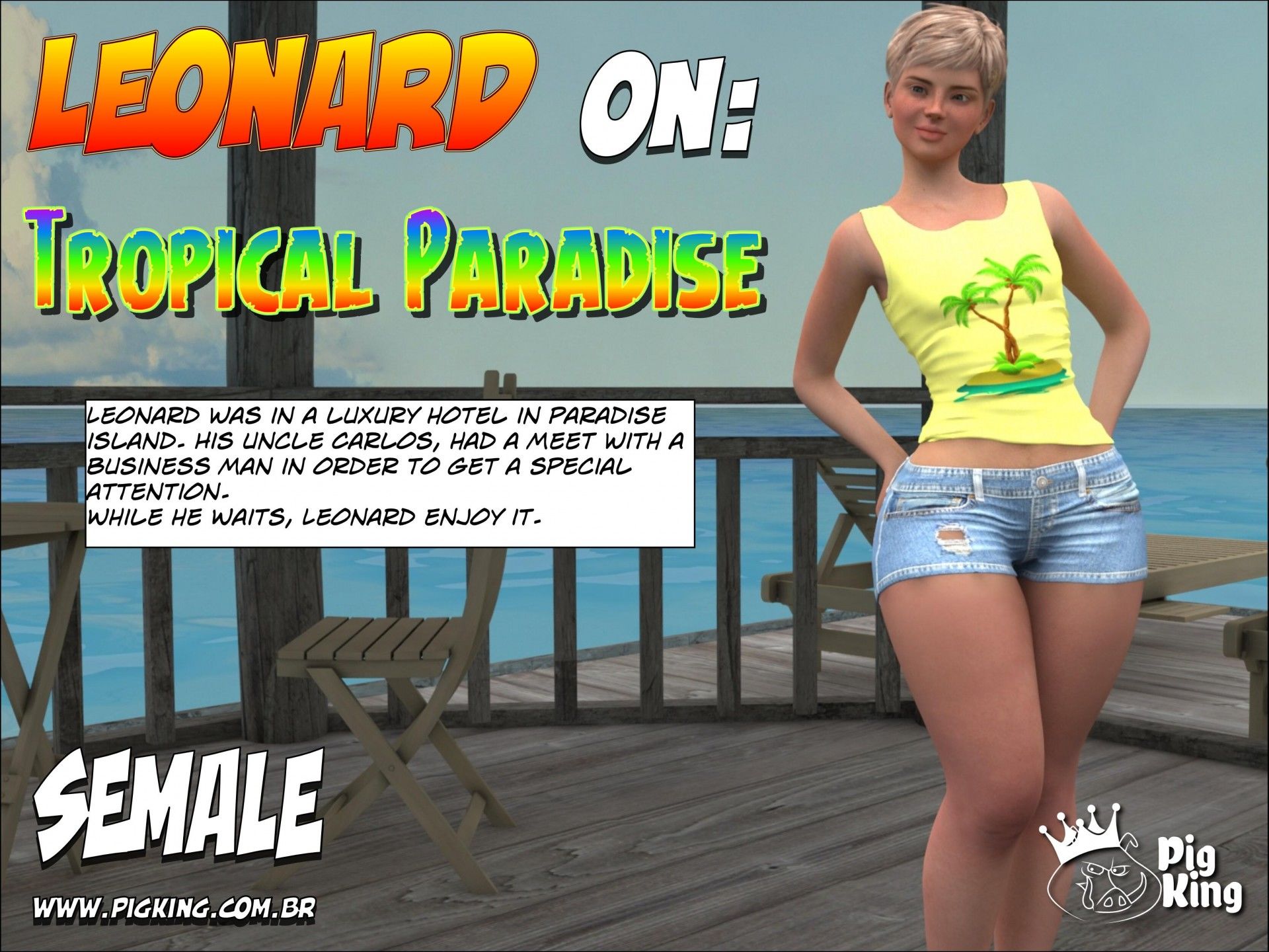 Leonard on Tropical Paradise PigKing page 1