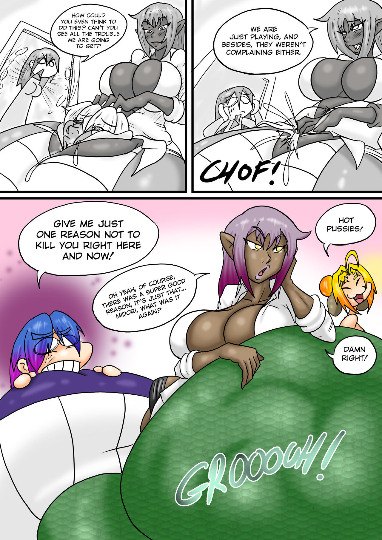 Nagas Story 3, The Vore Club by Natsumemetalsonic page 6