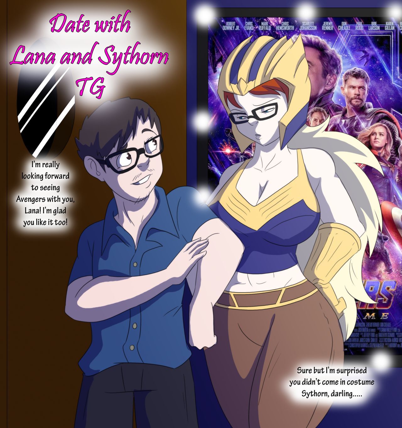 Date with Lana TG - Sythorn Cinema Date (TFSubmissions) page 1