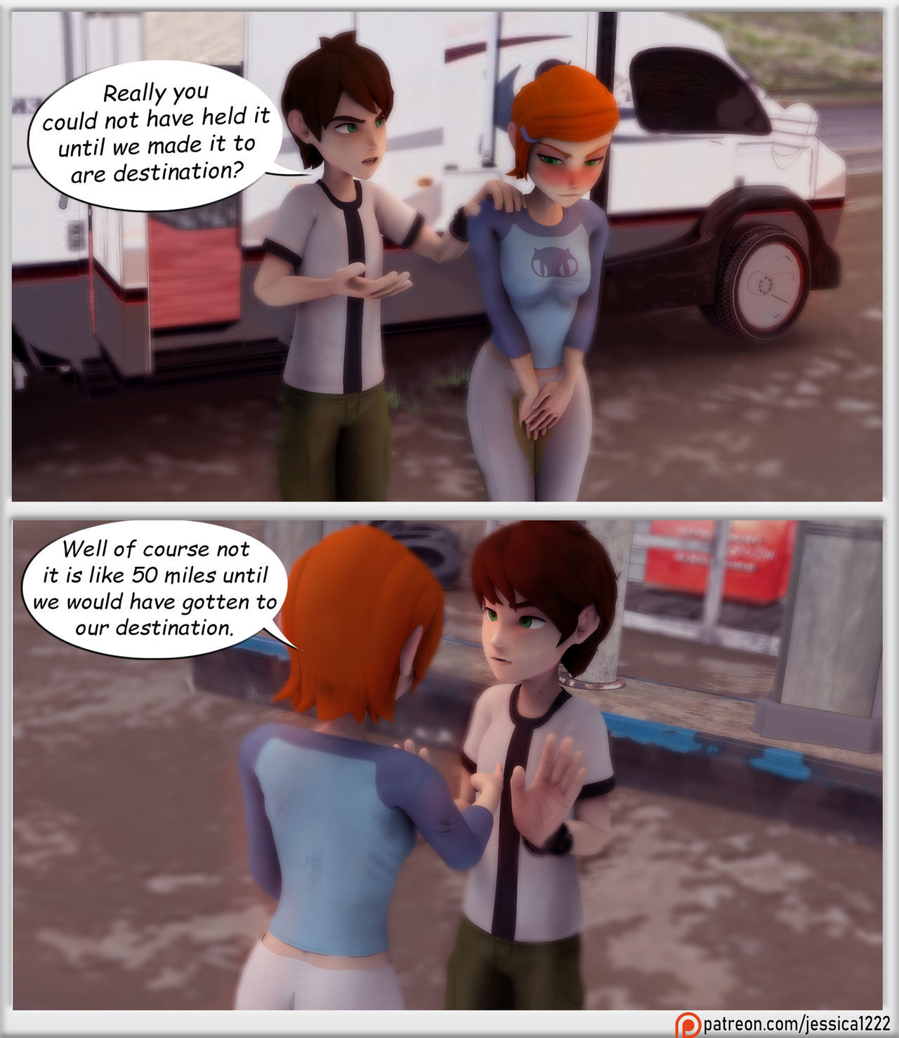 Gwen Get The Right Kind of Cock - Ben 10 page 1