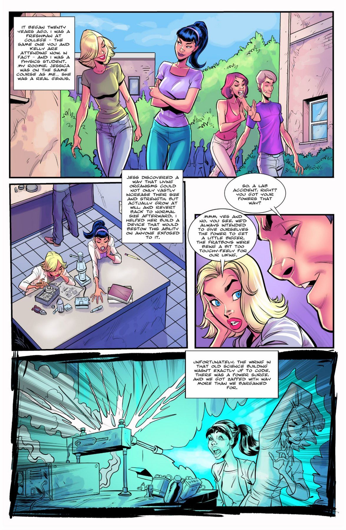 The Superheroines Daughter Issue 3 by BotComics page 4