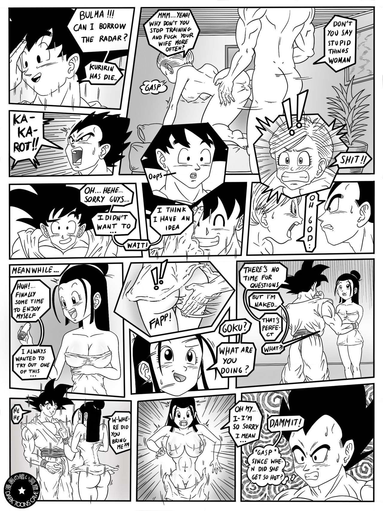 Dark Toons Cave - Saiyan's Wives Priorities (Dragon Ball Super) page 6