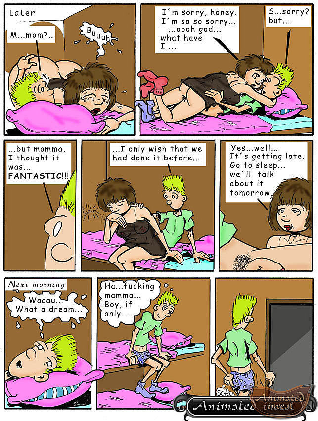 Animatedincest - Hot Mama Seducing her son page 12