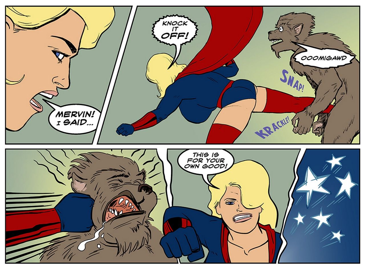 Blonde Marvel - Mervin The Monster page 3