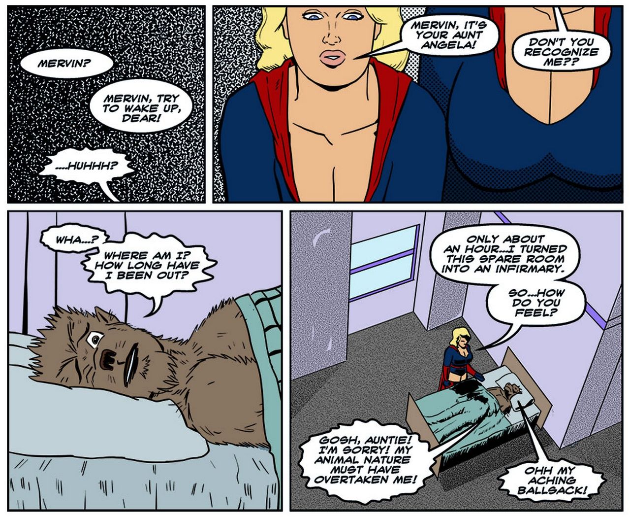 Blonde Marvel - Mervin The Monster page 4
