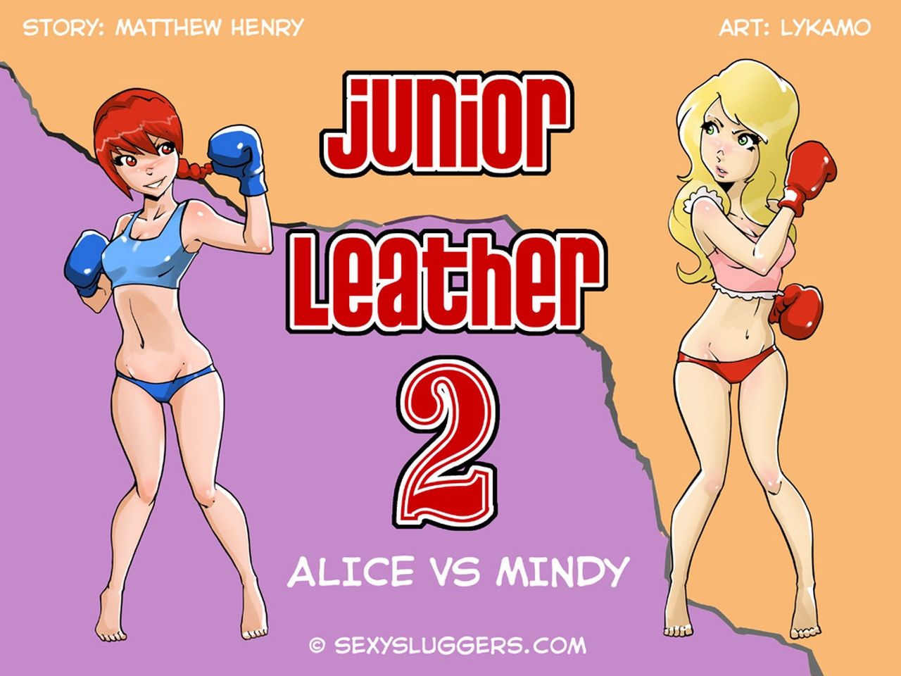 Junior Leather 2 - Alice Vs Mindy page 1