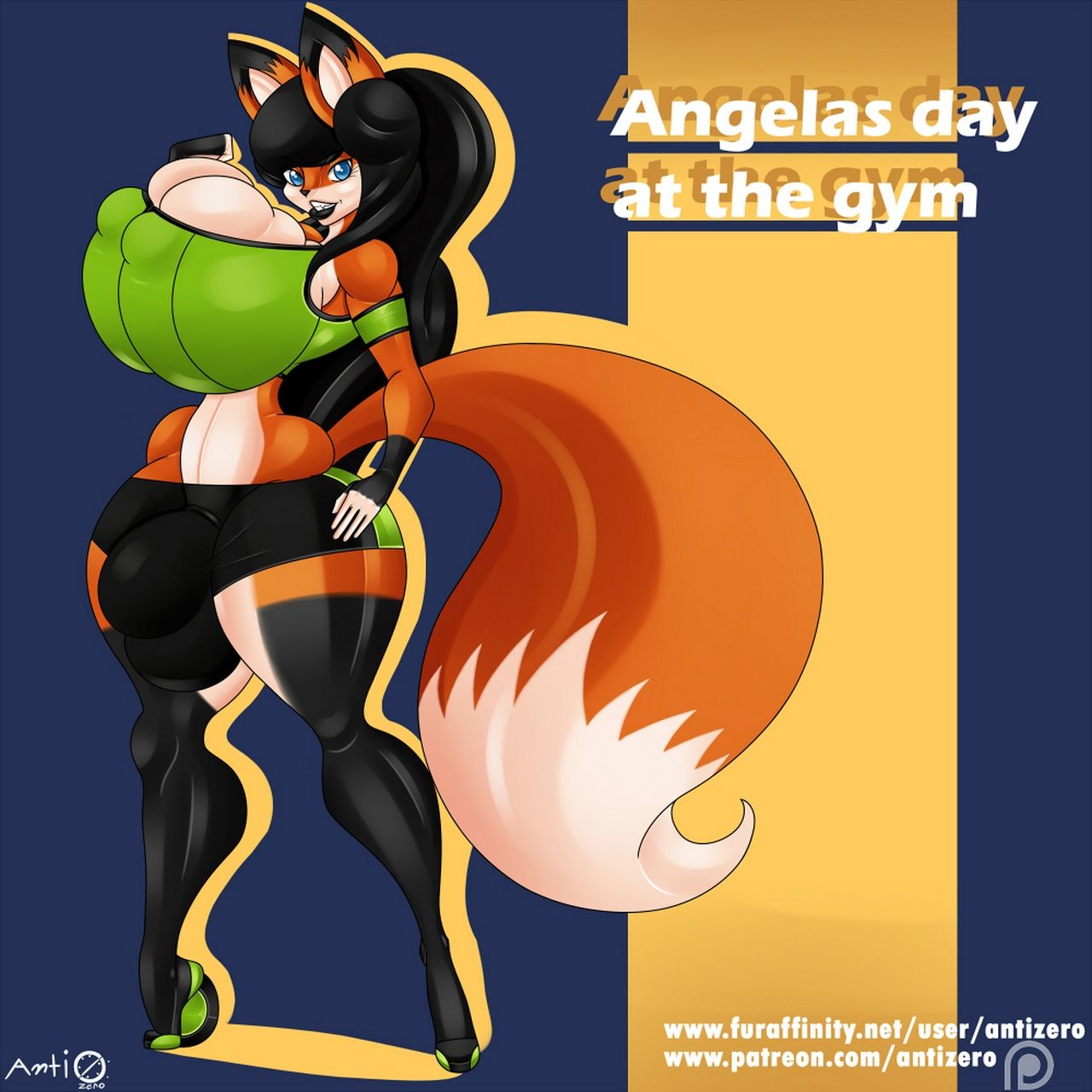 Angela's Day At the Gym page 1