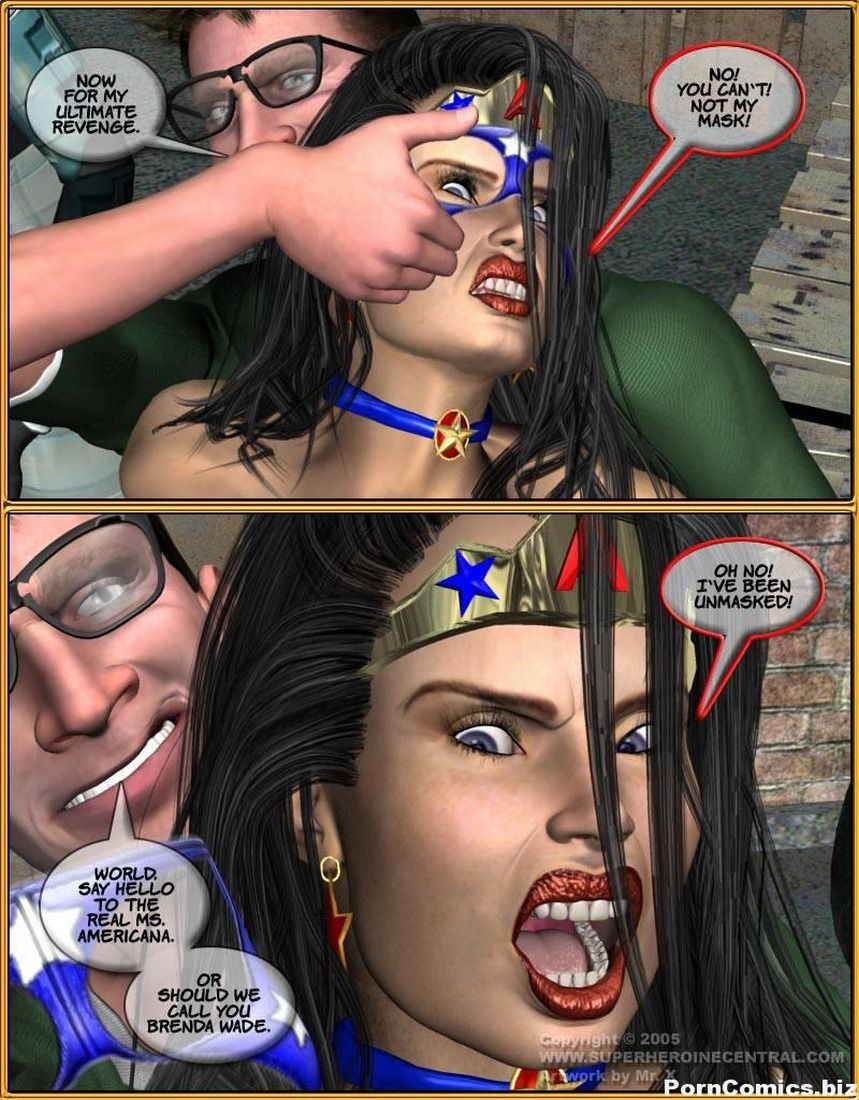 3D Porn Comics-Miss Americana vs Geek page 18
