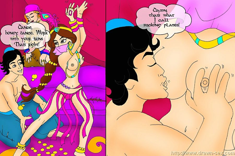 Aladdin Adventure - Drawn Sex page 4