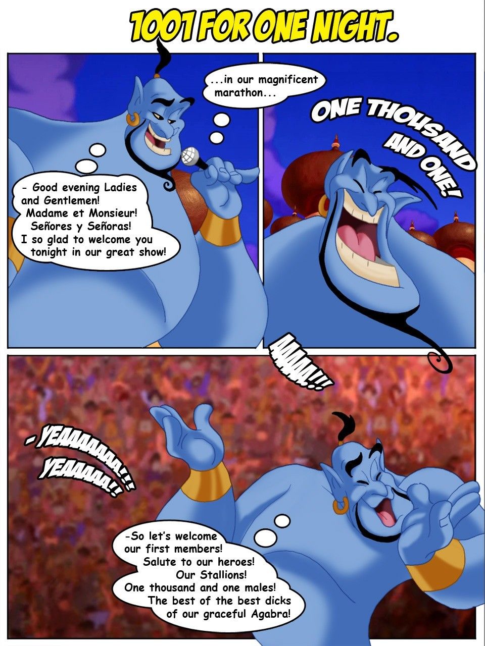 Aladdin-1001 For One Night-cartoon reality page 1