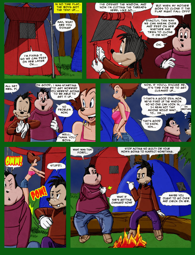 PBX - Goof Troop Peggy Cums Camping page 18