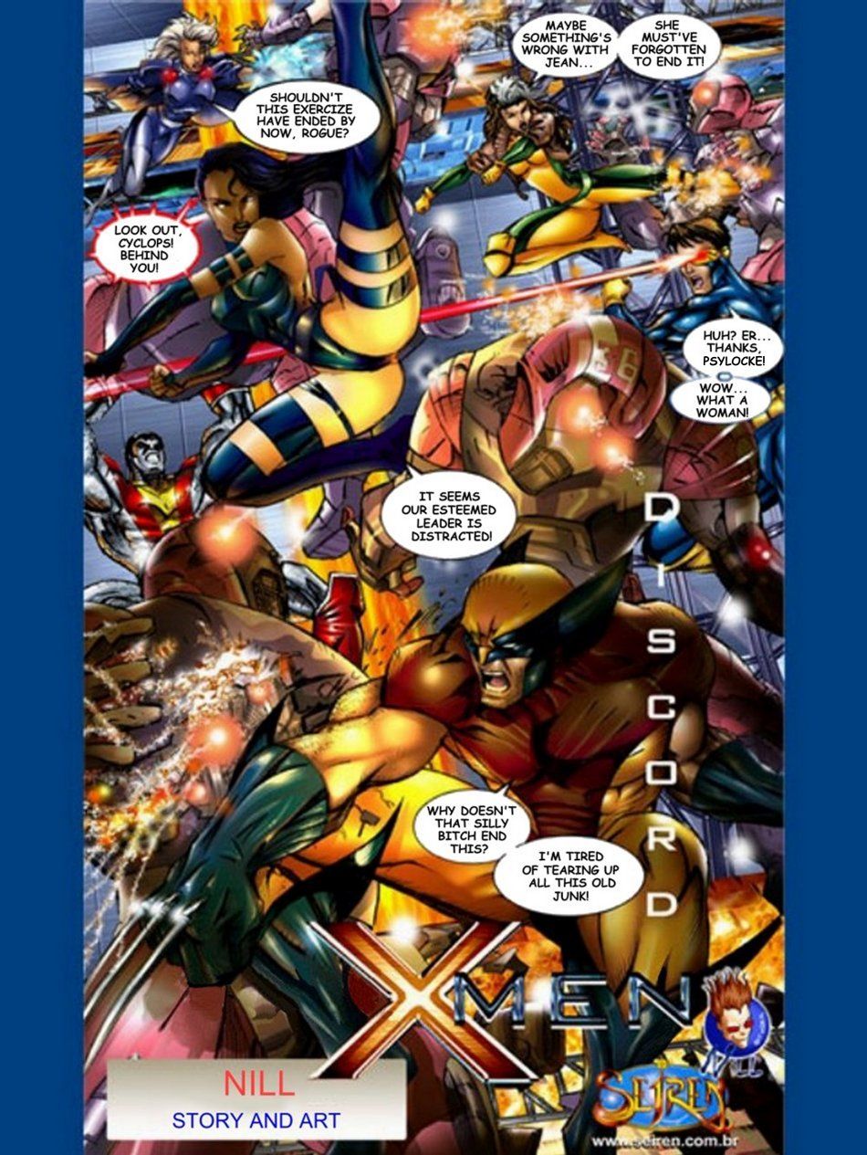 X-Men - Discord, Seiren Hardcore Orgy, English page 3