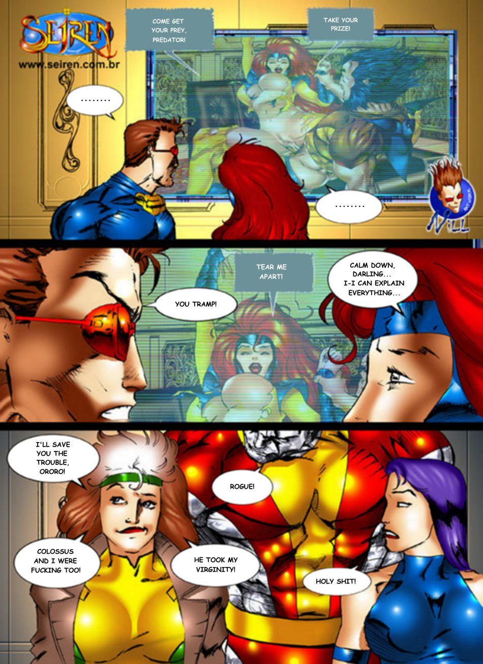 X-Men - Discord, Seiren Hardcore Orgy, English page 62