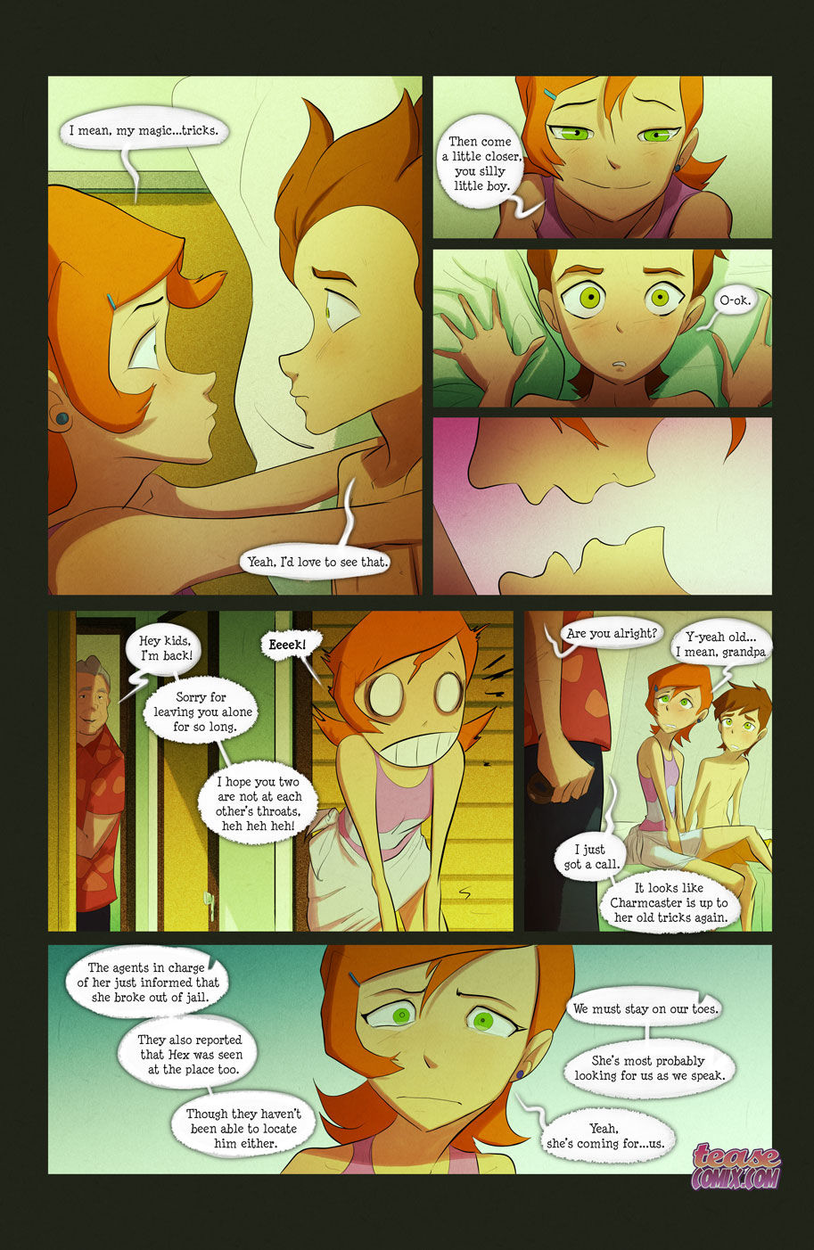 Fixxxer - The witch with no name, Ben 10 page 55