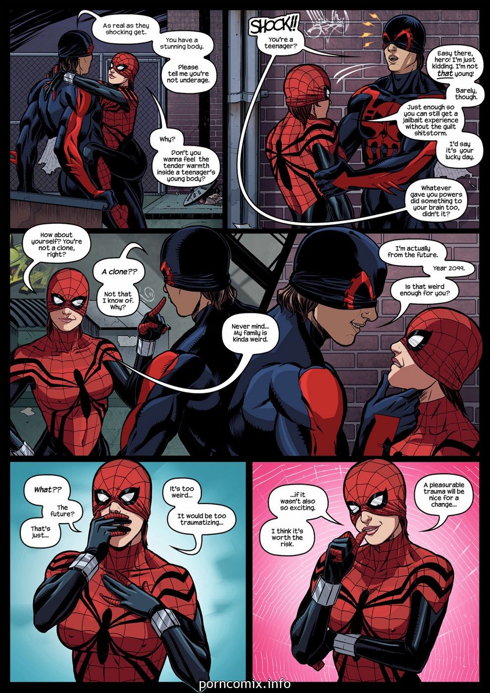Spider-Girl Spider-Man 2099 - Superheros xxx page 4