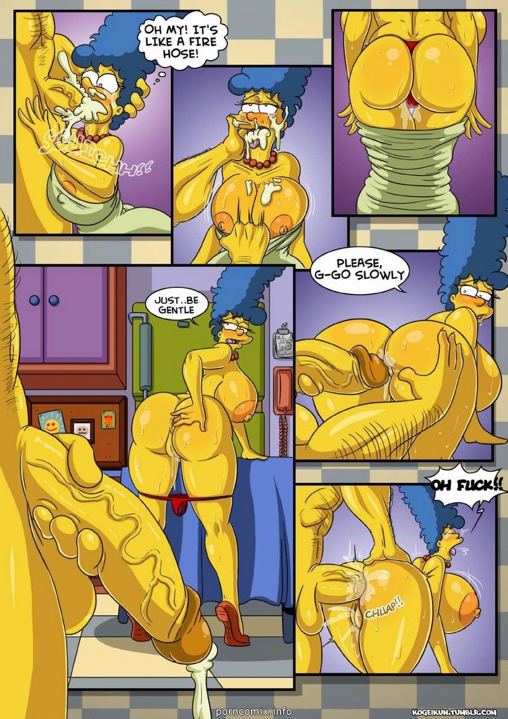 Marge's Erotic Fantasies by Kogeikun-Simpsons page 4