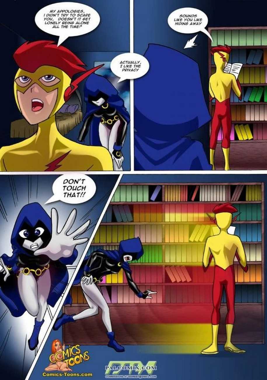 Raven X Kid Flash page 3