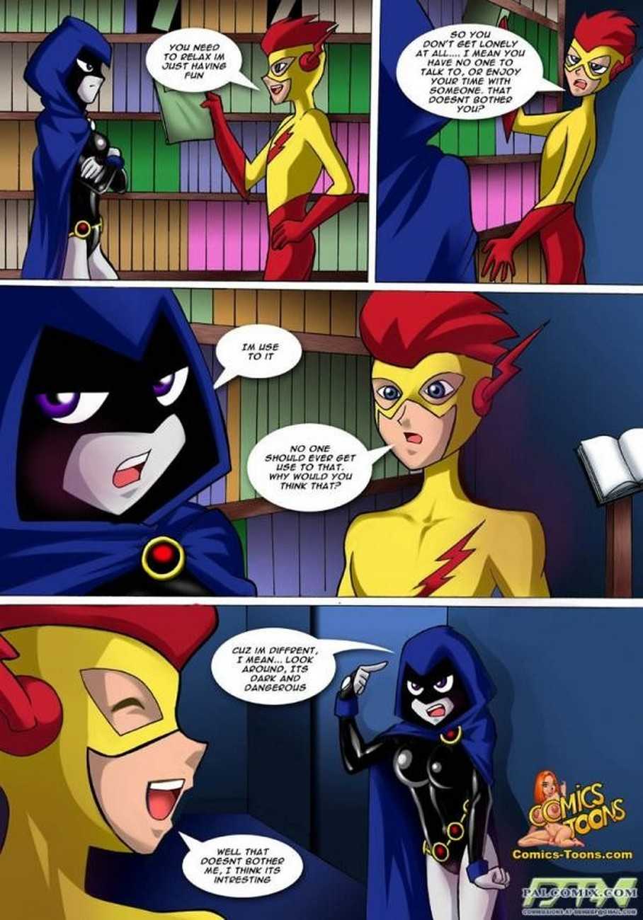 Raven X Kid Flash page 4