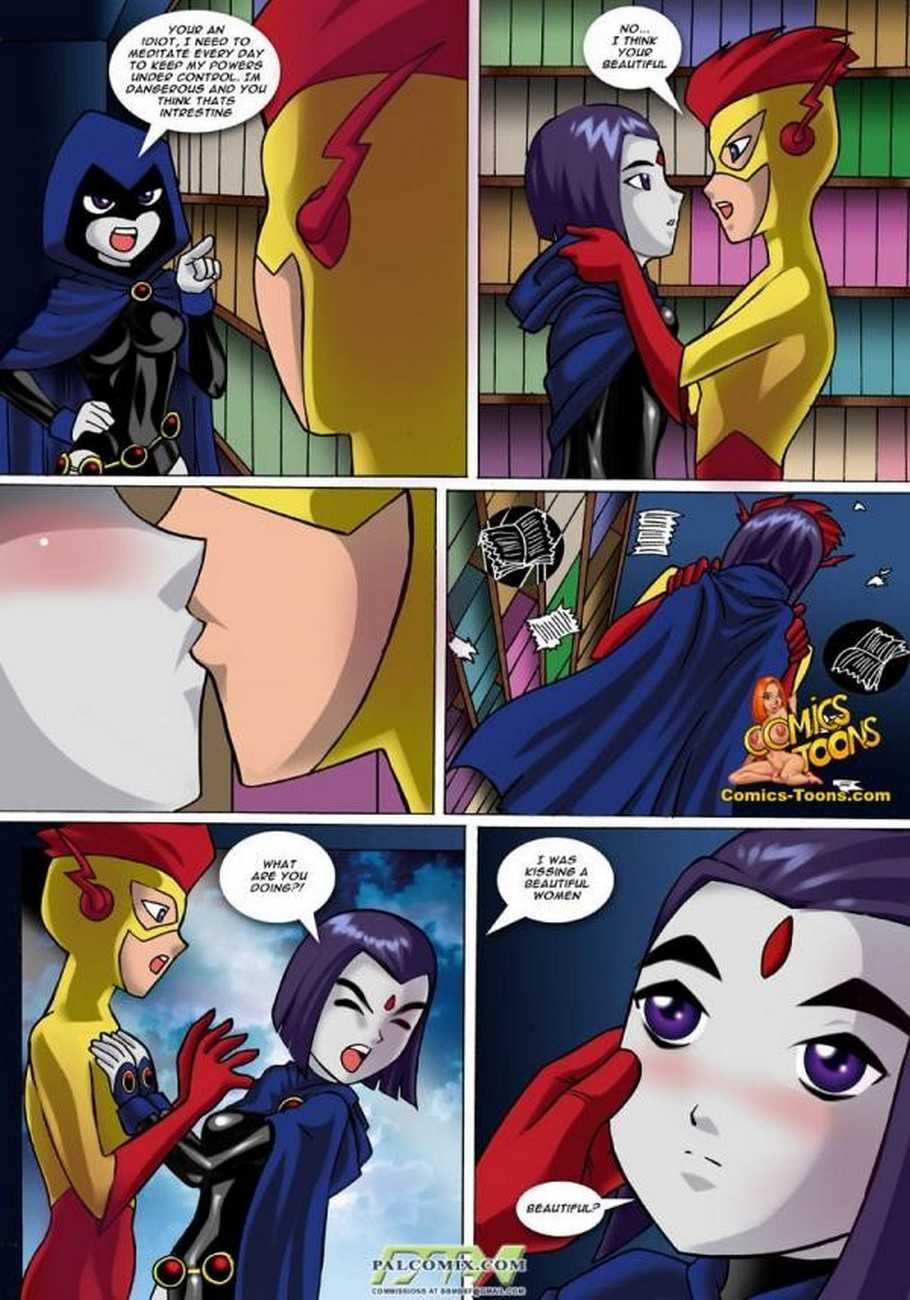 Raven X Kid Flash page 5
