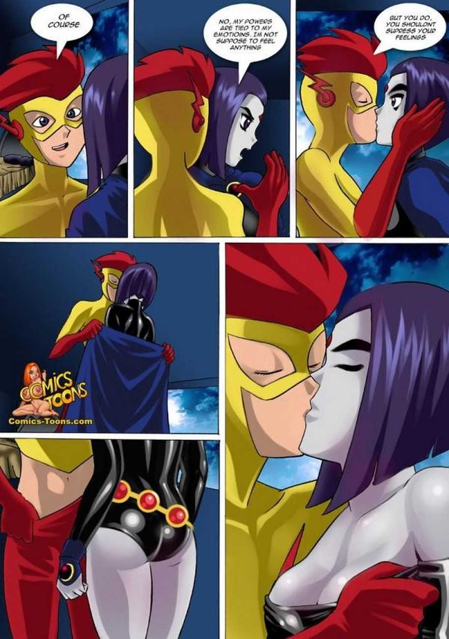 Raven X Kid Flash page 6