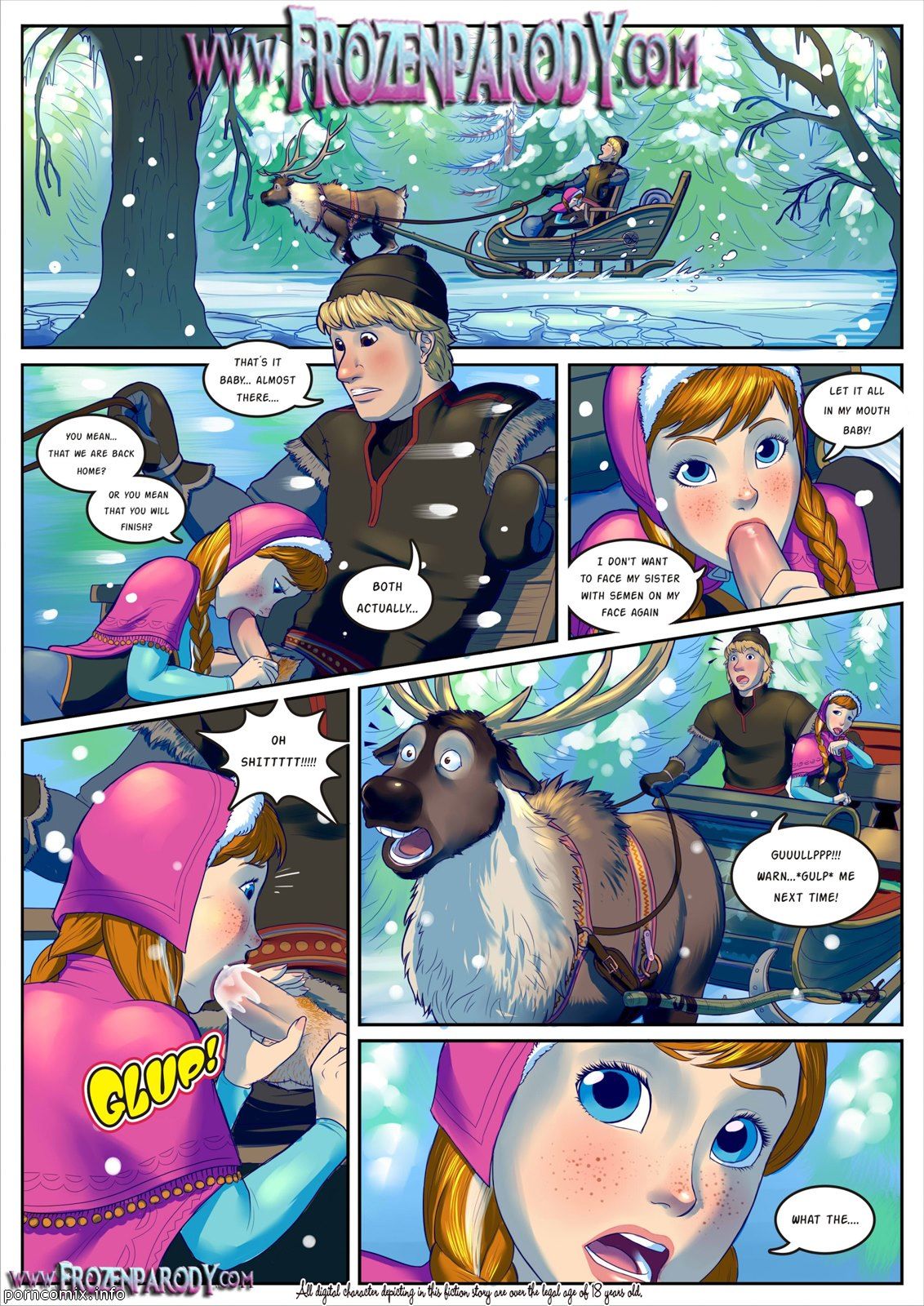 Frozen Parody 1-Elsa page 1