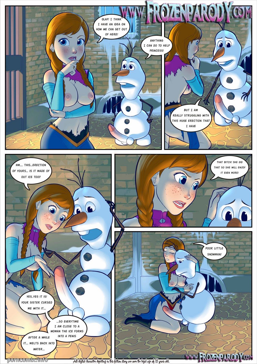 Frozen Parody 3 - Iceman Sex page 1