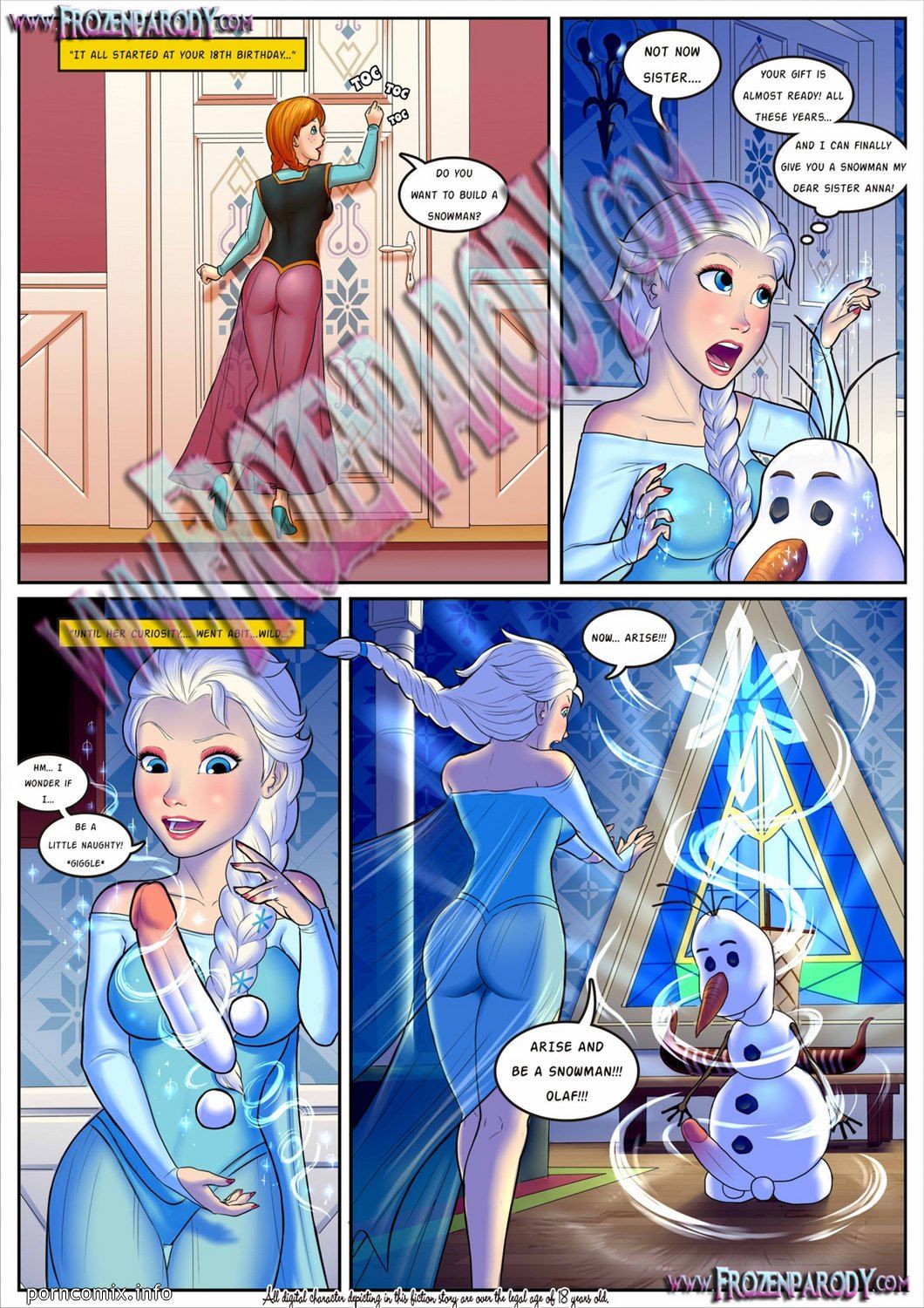 Frozen Parody 3 - Iceman Sex page 3