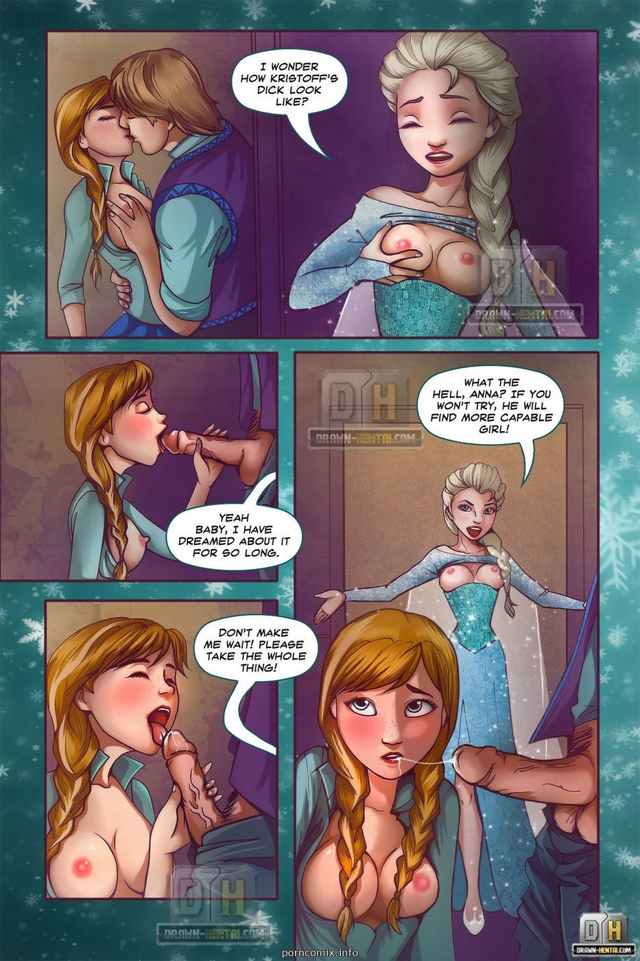 DrawnHentai - Disney - Frozen page 2