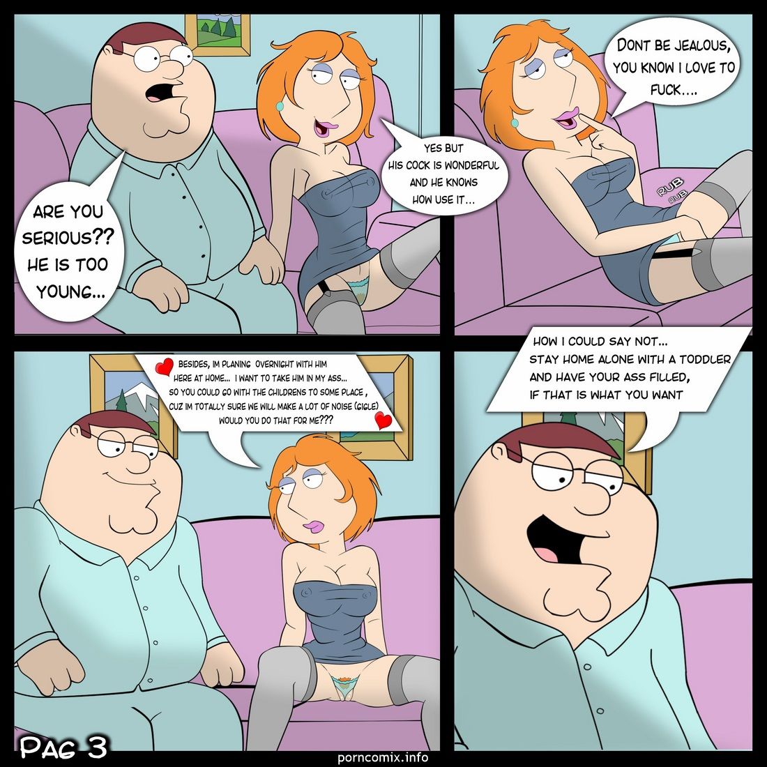 Family Guy Babys Play 3 The Sleepover page 5