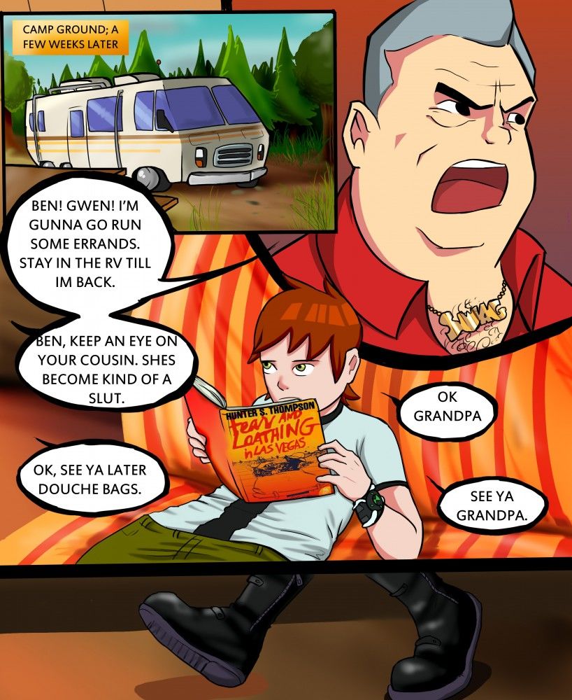 Ben 10 - Campground, Brother-Sister sex page 1