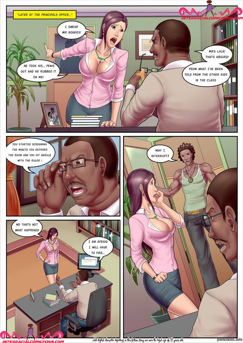 Slut Teacher - InterRacialPorn 7 page 6