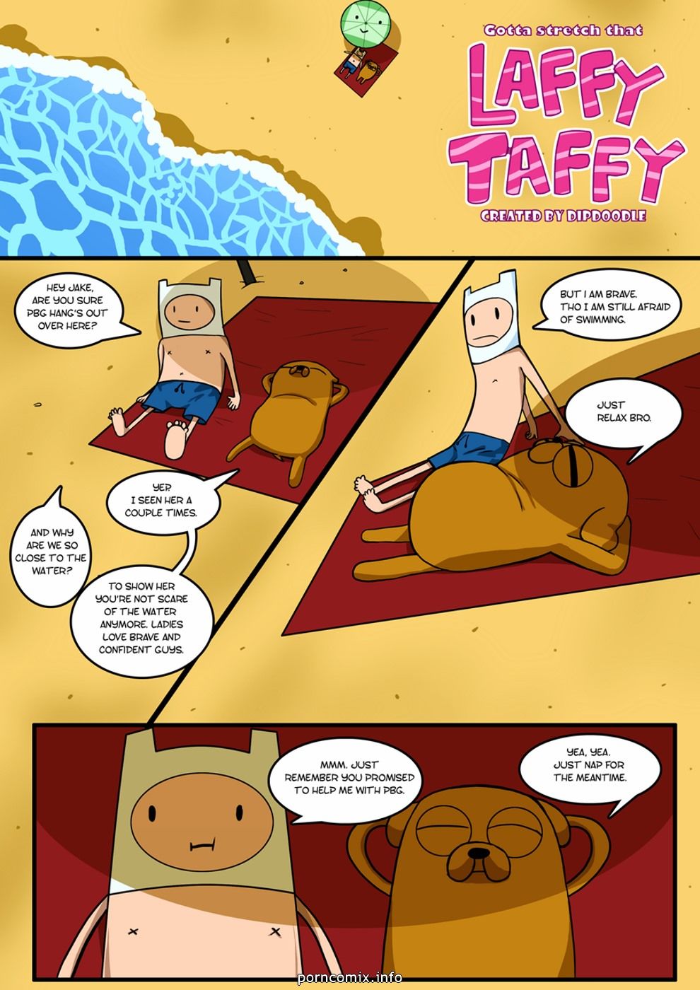Adventure Time - Gotta Stretch That Laffy Taffy page 1