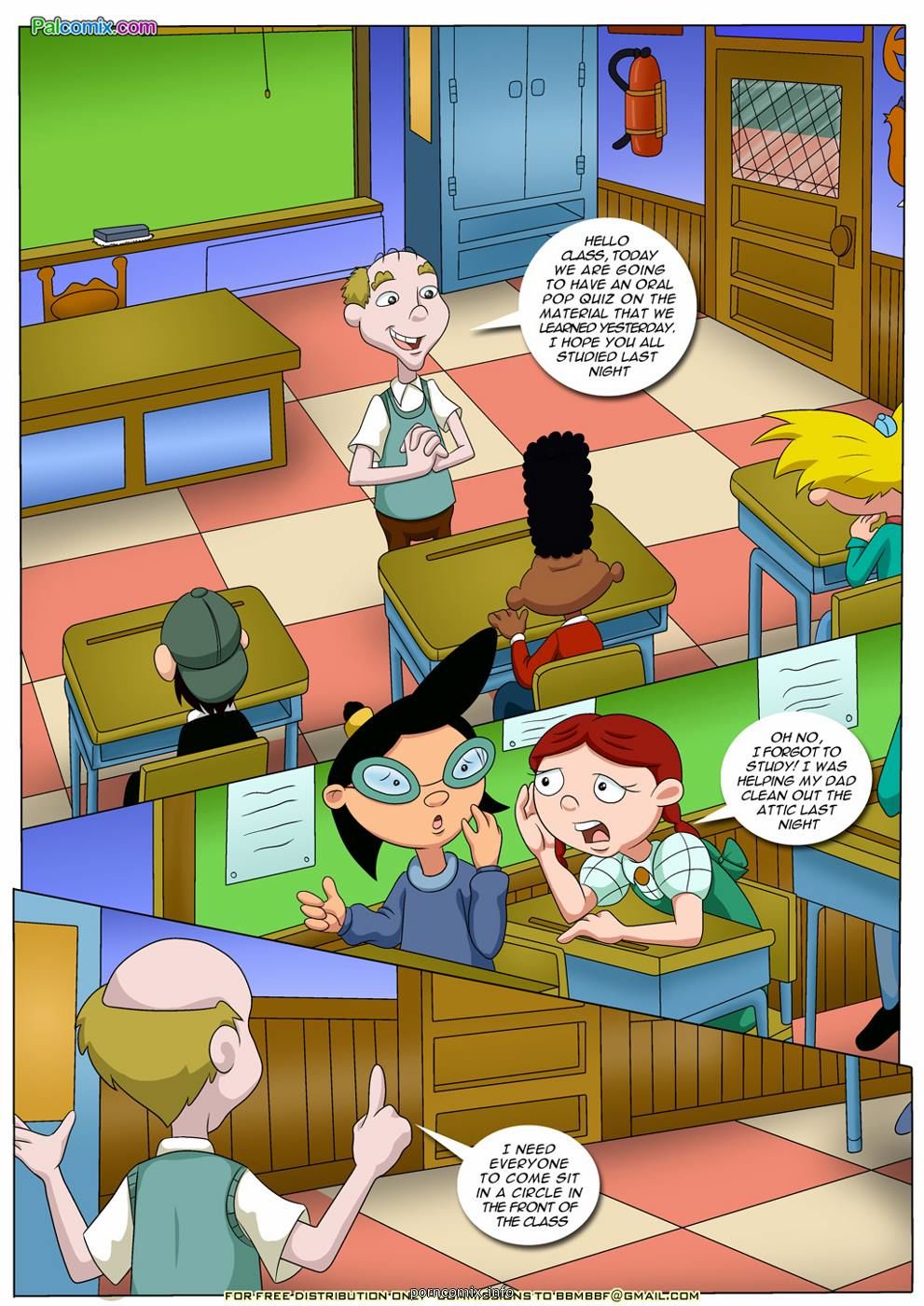 Hey Arnold - Pop Quiz, Pal Comix page 2