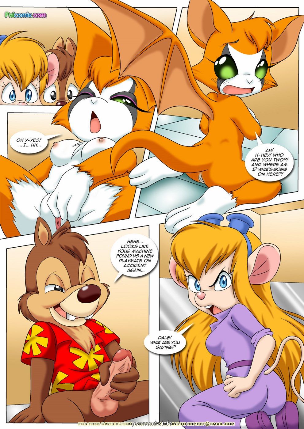 Palcomix, Of Mice and Machines - Chip n Dale page 8