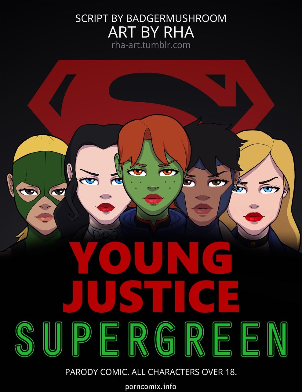 RHA - Young Justice Supergreen page 1