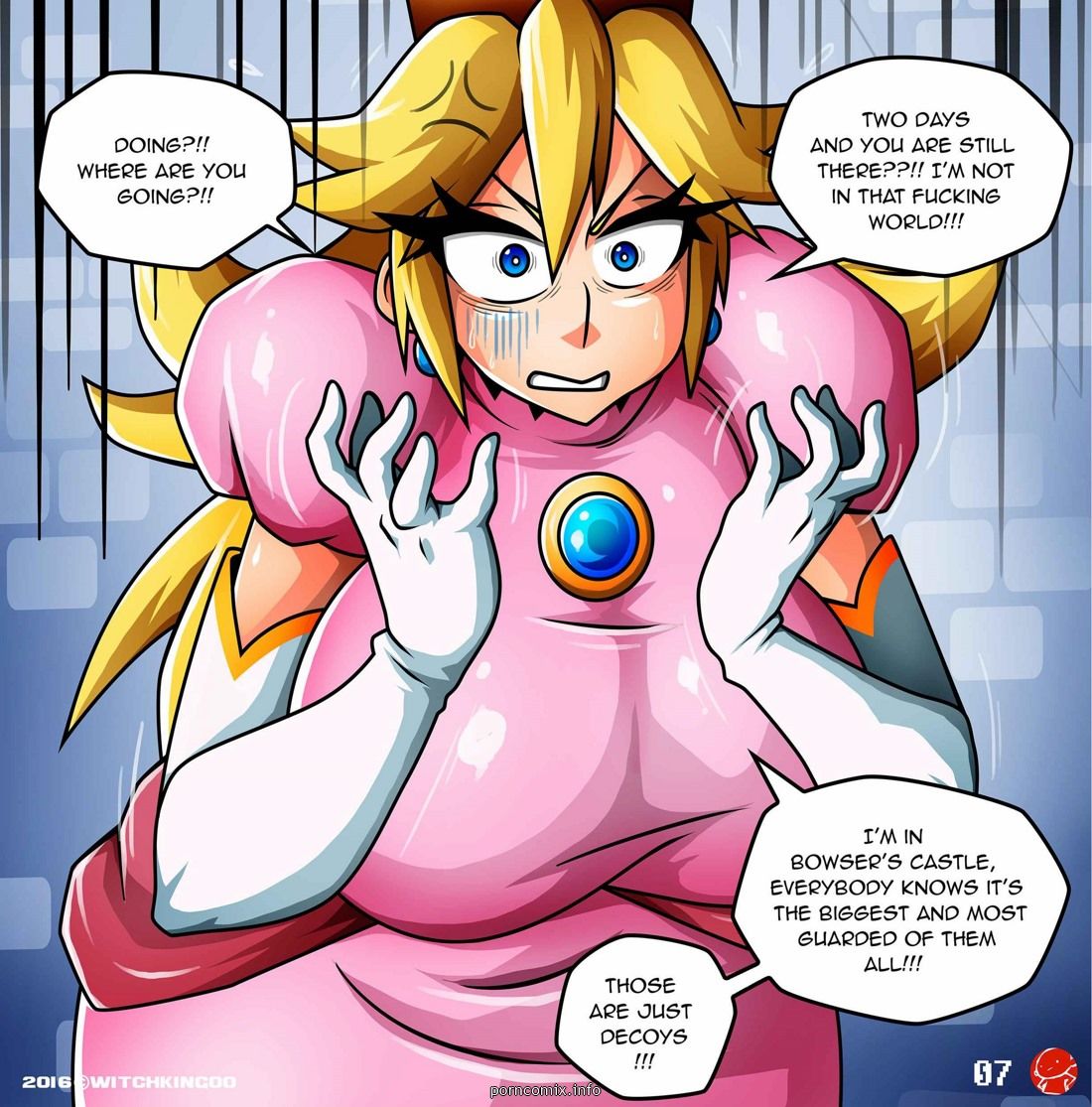 Witchking00 - Princess Peach - Help Me Mario! page 8