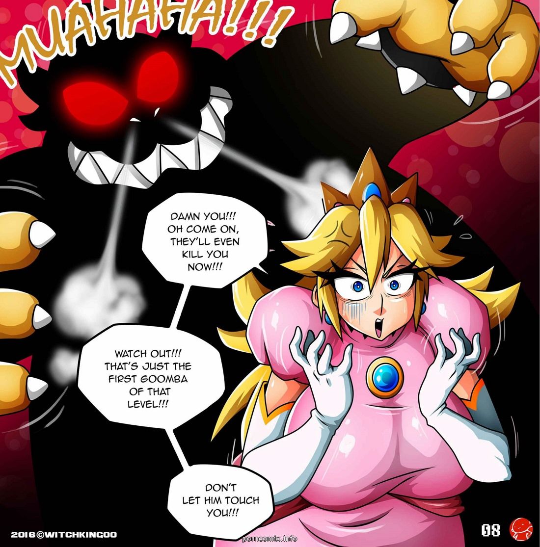 Witchking00 - Princess Peach - Help Me Mario! page 9