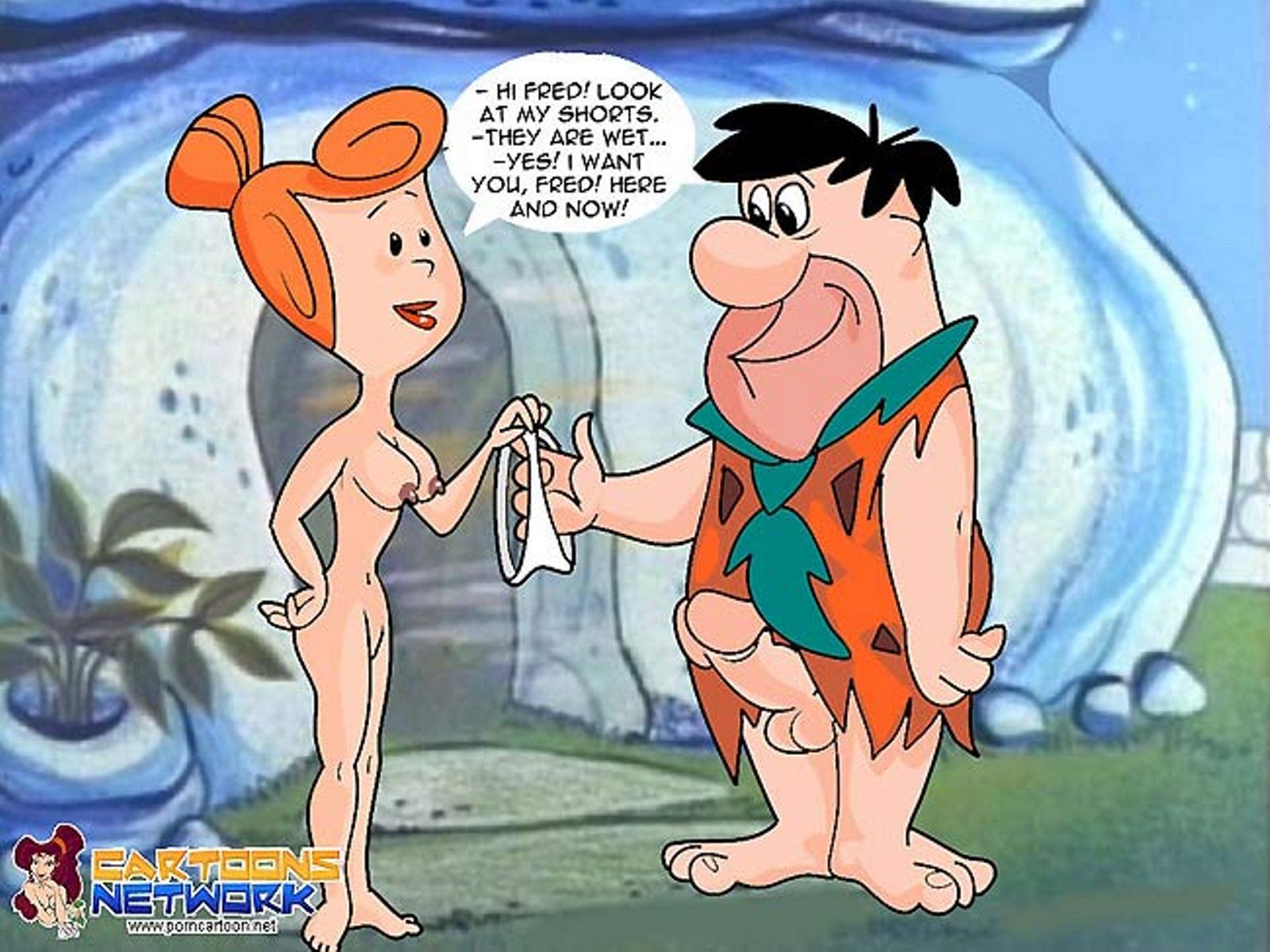 The Flintstones - Wet Wilma page 1