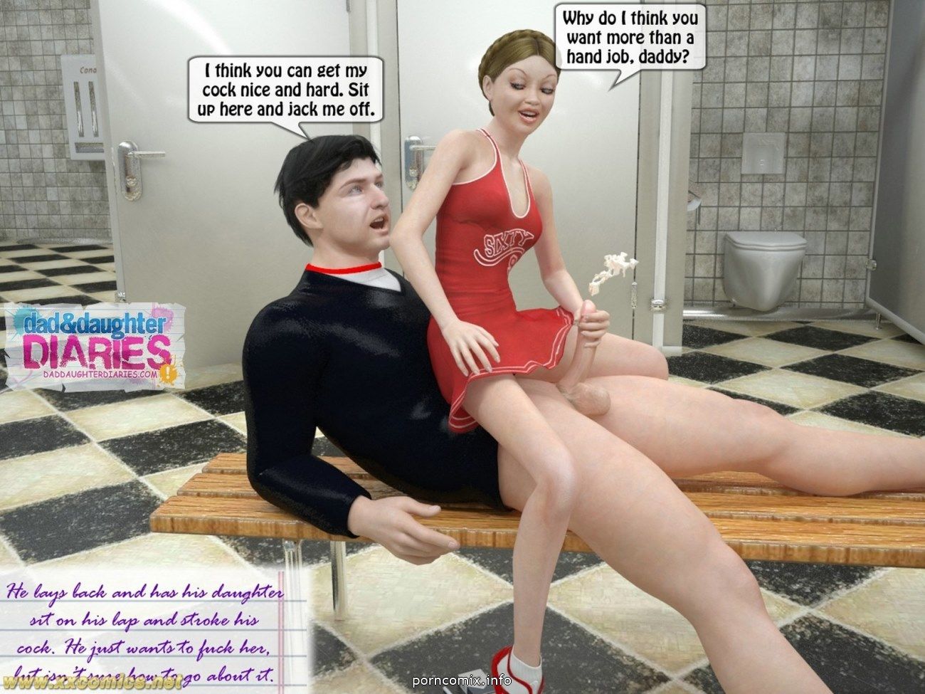Daddy + Daughter 10 Diaries, 3D Incest page 22