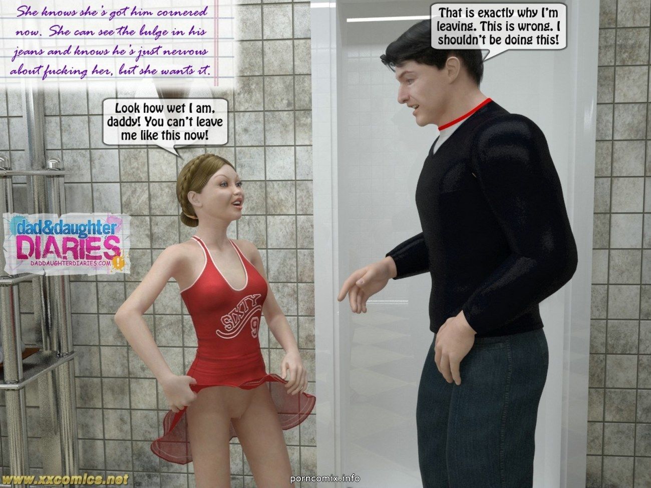 Daddy + Daughter 10 Diaries, 3D Incest page 25