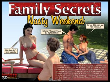 Family Secrets. Nasty Weekend-IncestChronicles3D cover