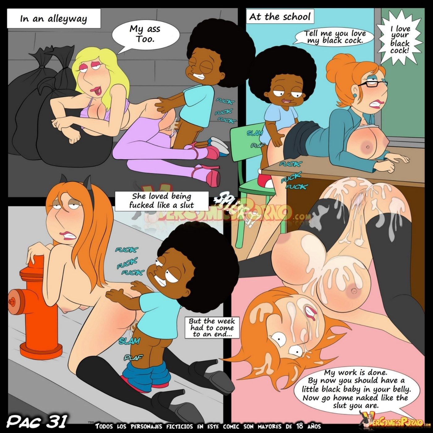 Croc,Baby's Play 5-Impregnation of Lois,Family Guy page 32