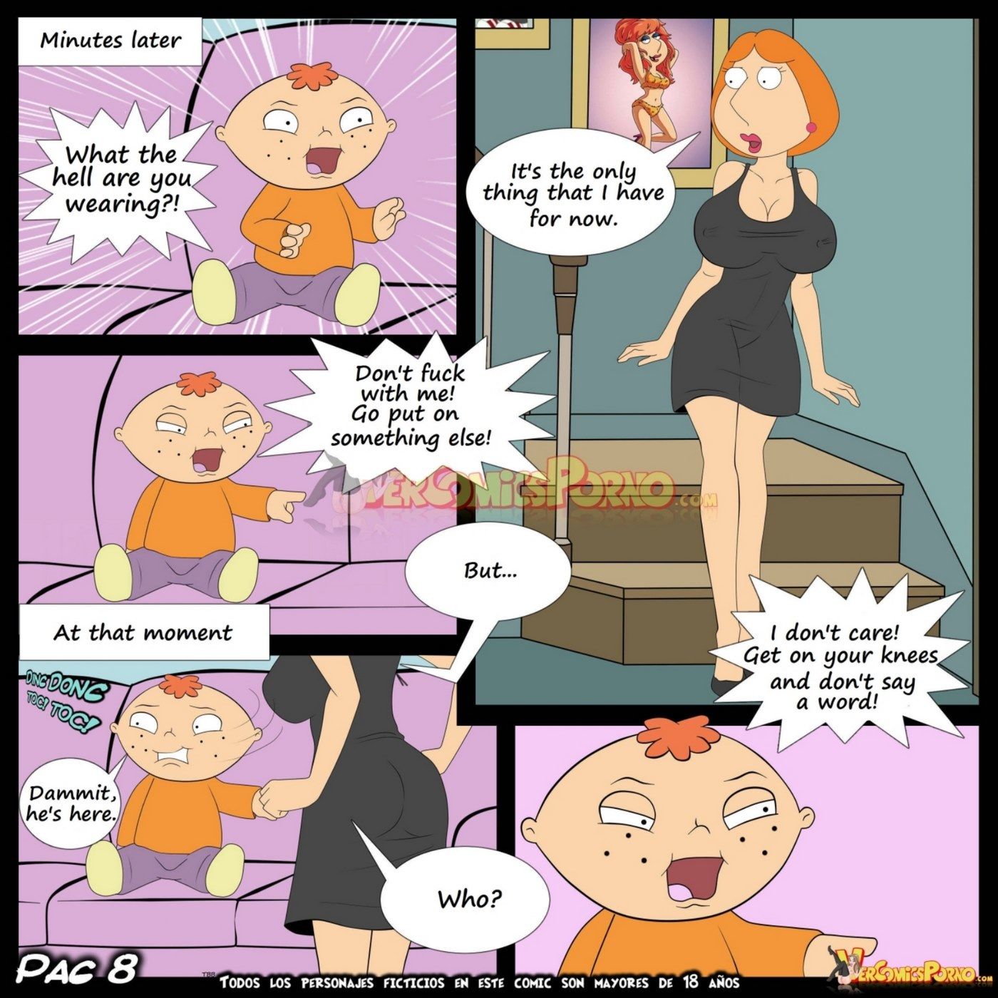 Croc,Baby's Play 5-Impregnation of Lois,Family Guy page 9