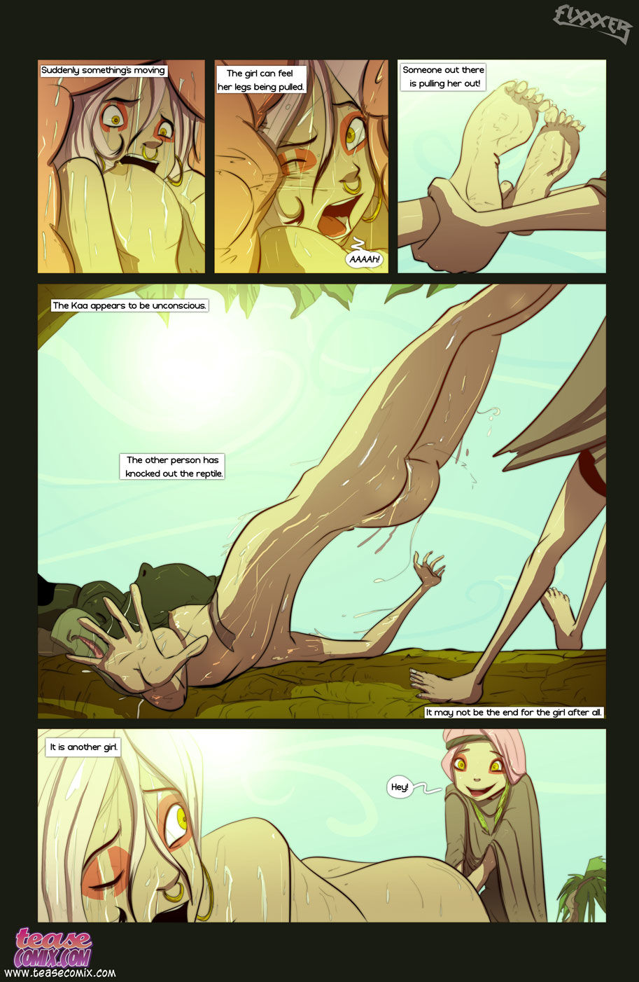 TeaseComix - The Snake and The Girl page 21