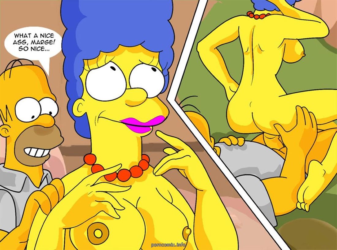 Marge Simpson Does Anal,Cartoon sex page 10