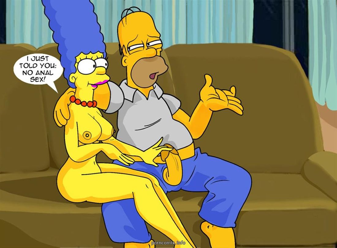 Marge Simpson Does Anal,Cartoon sex page 2