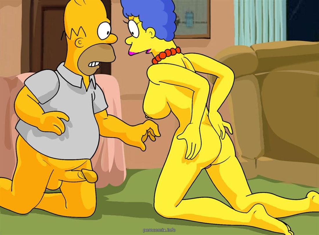 Marge Simpson Does Anal,Cartoon sex page 4