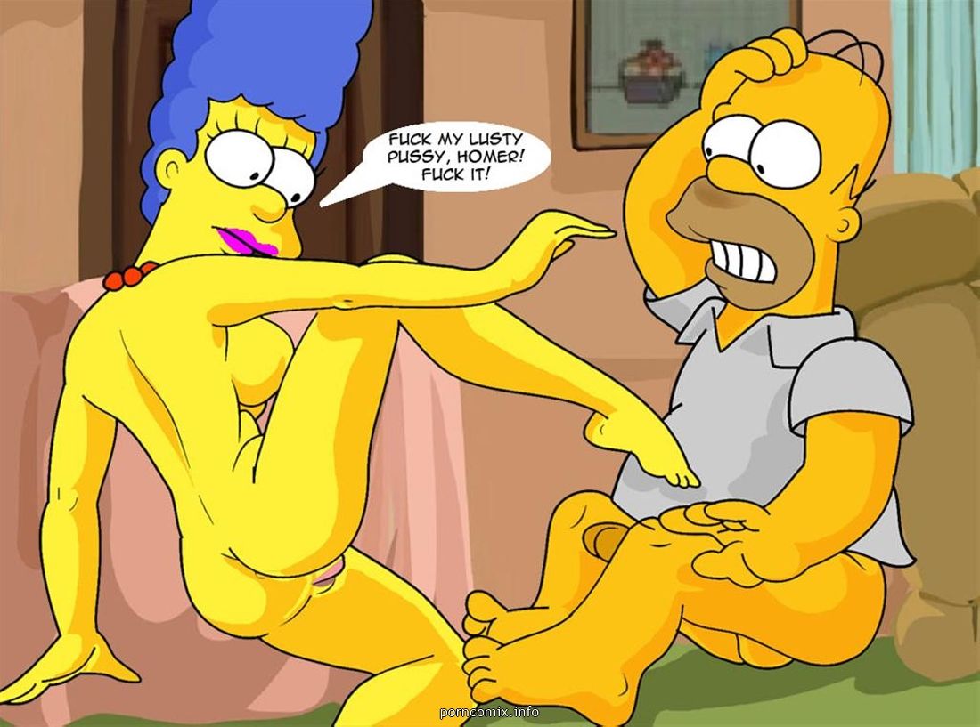 Marge Simpson Does Anal,Cartoon sex page 5