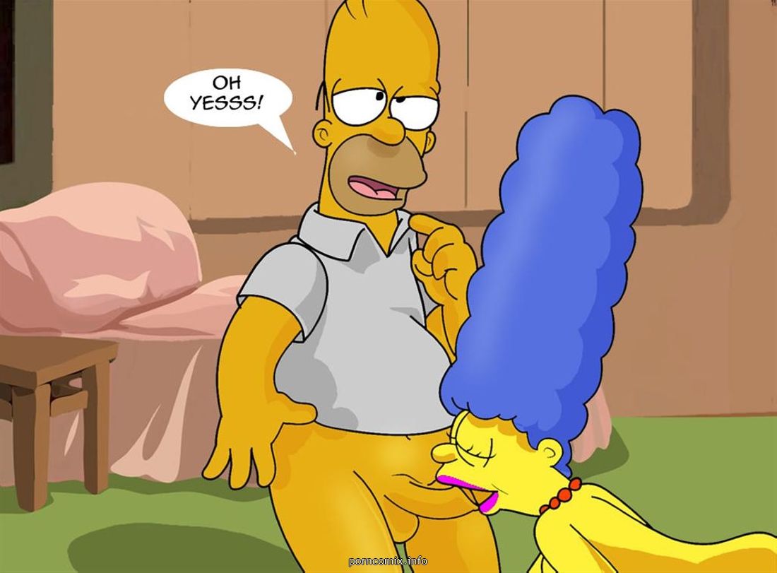 Marge Simpson Does Anal,Cartoon sex page 8