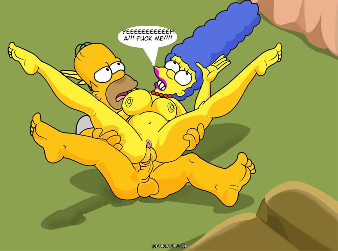 The simpsons porn with marge getting her pussy and anus smashed by a horny homer
